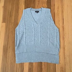 XL Grey Knit Vest